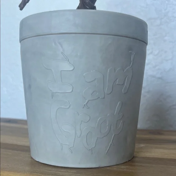 Disney Groot Water Bottle with Straw - Brown and Gray - Picture 3 of 5